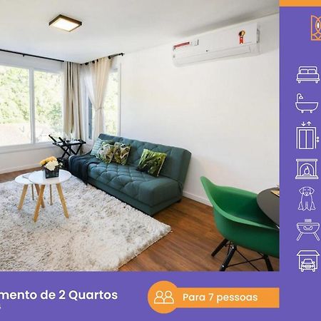 Rosa Apartamento Centro Victória Blue e Green Gramado Exterior foto
