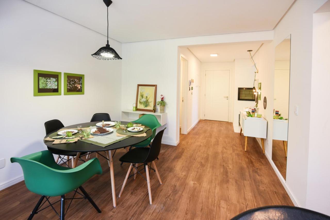 Rosa Apartamento Centro Victória Blue e Green Gramado Exterior foto