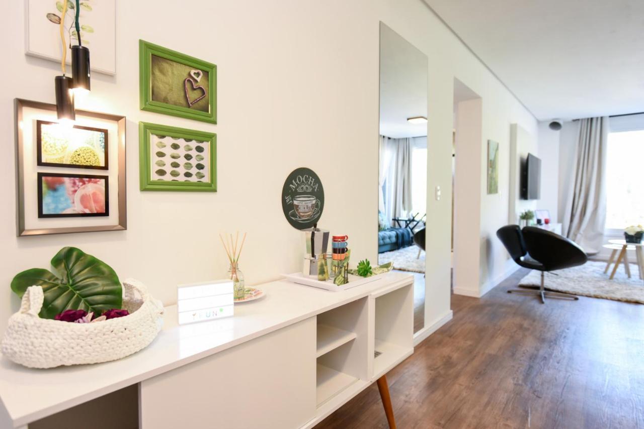 Rosa Apartamento Centro Victória Blue e Green Gramado Exterior foto