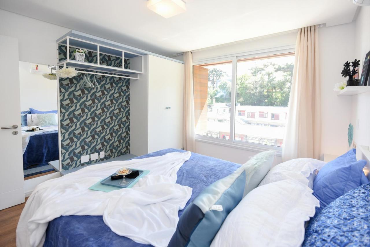 Rosa Apartamento Centro Victória Blue e Green Gramado Exterior foto
