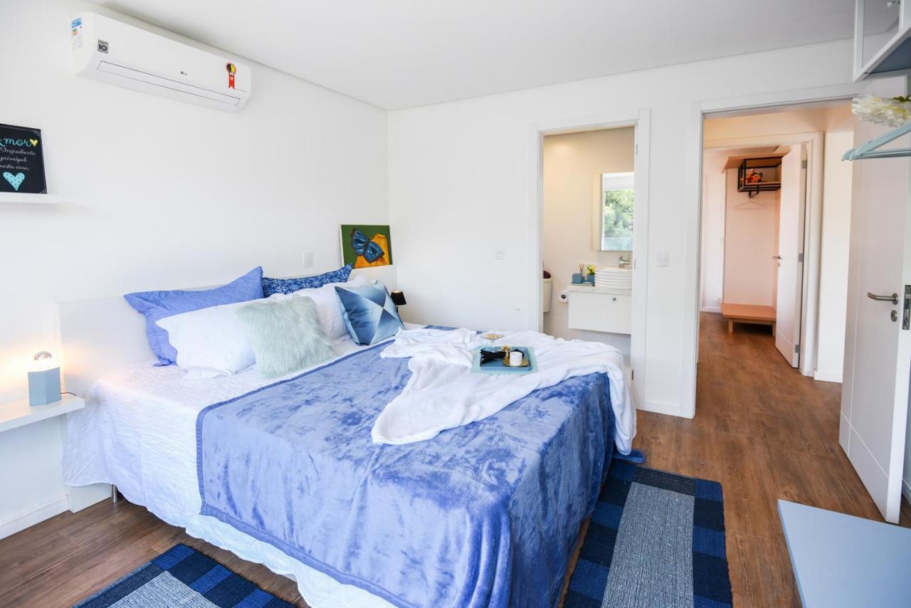 Rosa Apartamento Centro Victória Blue e Green Gramado Exterior foto